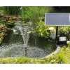 Solární zahradní fontána s akumulátorem a LED osvětlením; T.I.P. SPS250/6; 250 l/h; 1,2 m