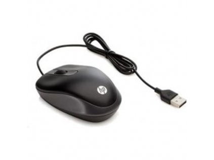 HP Travel Mouse/Cestovná/Optická/Drôtová USB/Čierna PR3-G1K28AA#ABB
