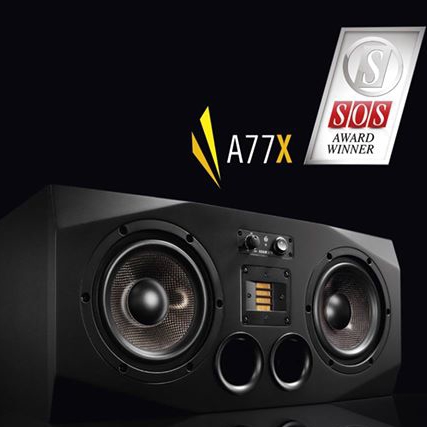 ADAM Audio A77X vítězem v anketě „Best Studio Monitor 2016“ v prestižní SOS Awards