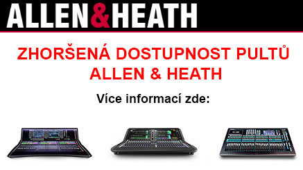 Dočasně zhoršená dostupnost produktů ALLEN & HEATH. Jak postupovat v případě zájmu?