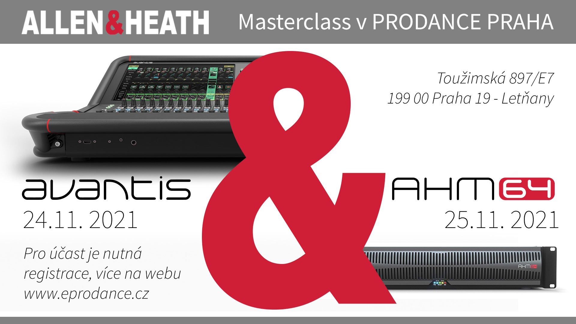 Allen & Heath Masterclass v PRODANCE