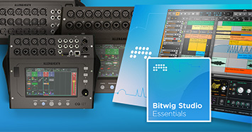Bitwig studio essentials pro všechny majitelé mixpultů Allen & Heath CQ