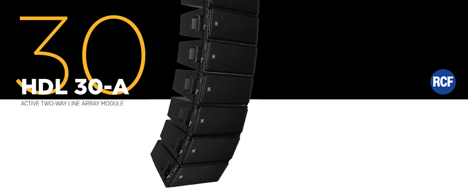 Představení RCF HDL 30-A na veletrhu Prolight+Sound 2017