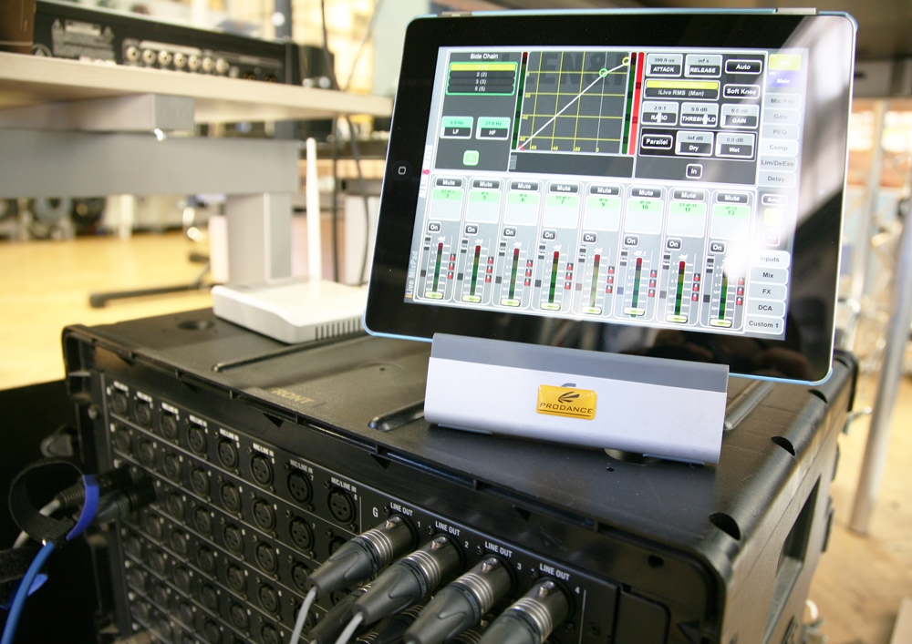 Přednosti práce s iLive MixRacky bez použití pultu