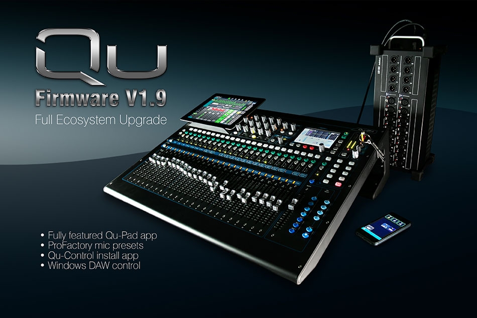 Allen&Heath Qu: Firmware update V1.9