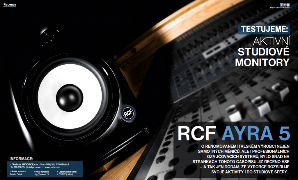 Recenze – RCF Ayra 5