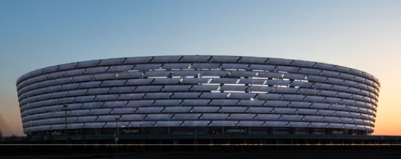 Instalace plošného ozvučení RCF v novém Olympijském stadionu v Baku