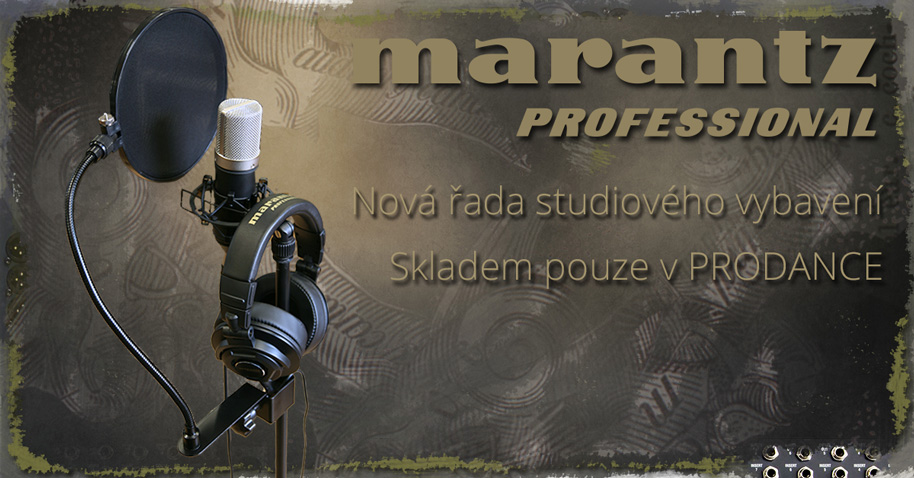 Nová řada studiového vybavení Marantz Professional skladem!!