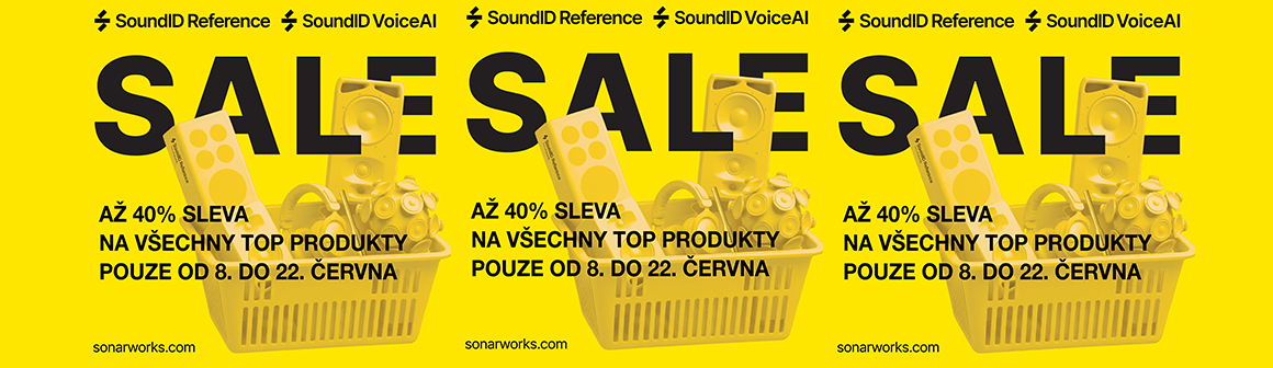 Sonarworks letní akce 2026