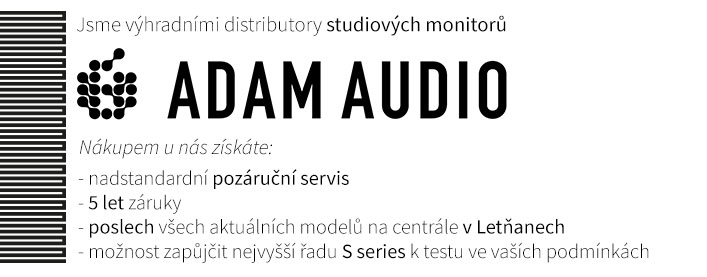 ADAM AUDIO přímo od výhradního dovozce