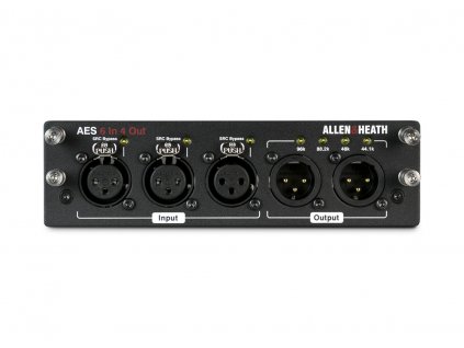 Allen&Heath dLive AES3 6IN/4OUT card