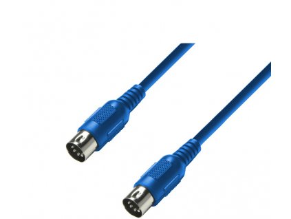 Adam Hall kabel MIDI DIN 5 0,75m Blue
