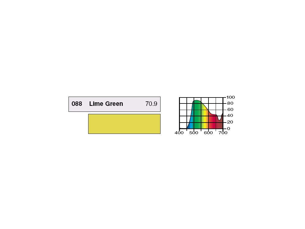 LEE Filters 088 Lime Green PAR