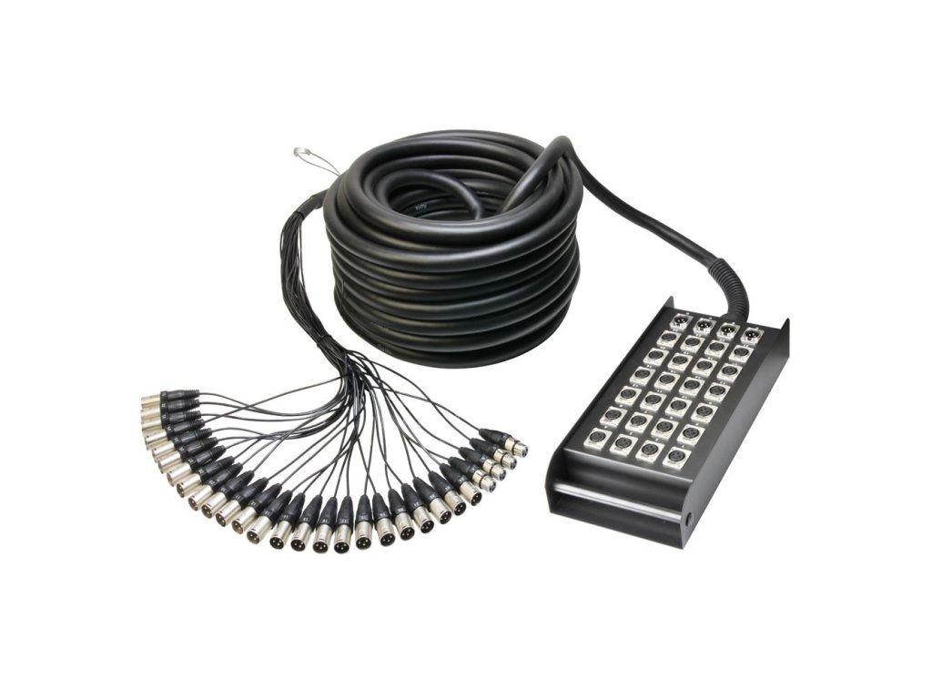 Adam Hall Multipár + 28-stagebox 30m