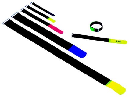 Adam Hall VR5050 černý Velcro