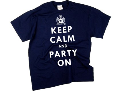 DMC Tričko Keep Calm (navy) M