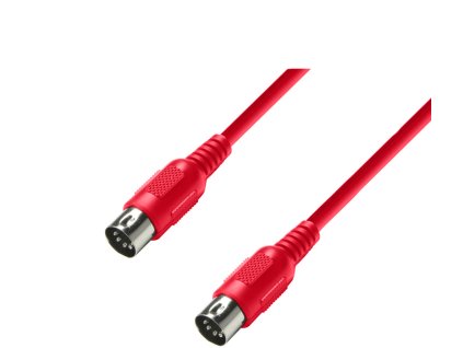 Adam Hall kabel MIDI DIN 5 0,75m Red