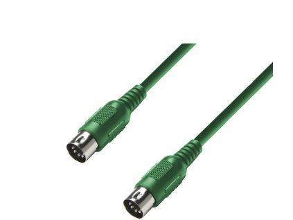 Adam Hall kabel MIDI DIN 5 6m Green