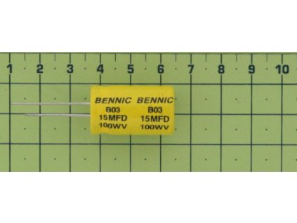 Bennic Kond. el. bip. rad. 15M 100V