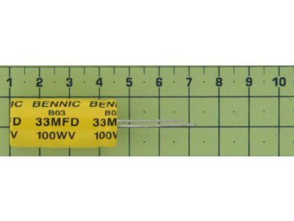 Bennic Kond. el. bip. rad. 33M 100V