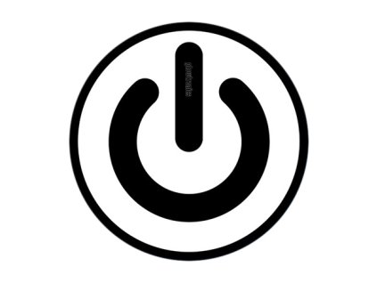 Glowtronics Slipmat Denon On/Off Button