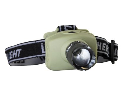 Svítilna čelovka LED 3W 3xAAA