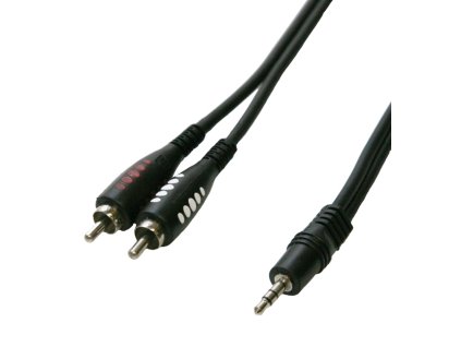 Adam Hall Kabel Jack 3,5-2x cinch 1m