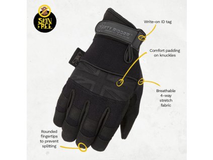 Dirty%20Rigger Rukavice%20Comfort%20Fit%20Black 1