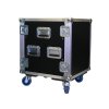 EXAFIX Flight case 12U/460mm kola BK