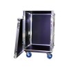 EXAFIX Flight case 15U kola BL