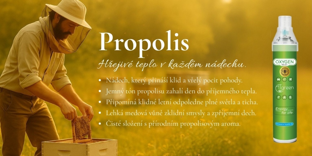 Inhalační Kyslík O2 (14L) 1 ks - Propolis