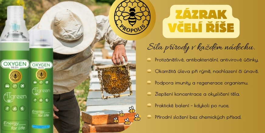 Inhalační Kyslík O2 (14L) 1 ks - Propolis