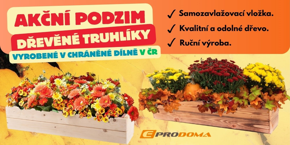 Dřevěné truhlíky se samozavlažovací vložkou