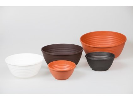 Květináč žardinka s podmiskou 18 cm - bílý