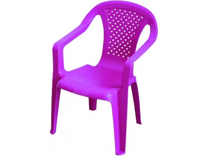 dětská zahradní stolička růžovájpg