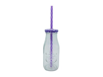 12019 sklenice s brckem 300ml lila