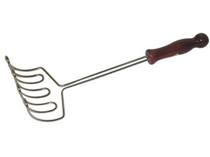 Naběračka knedlíků 12,5cm nerez, rukojeť dřevo