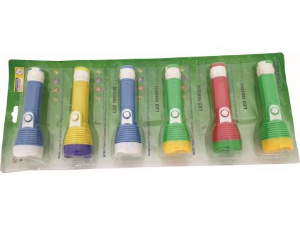 Svítilna 15 x 4 cm 1 x LED mix barev plast