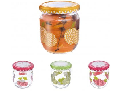 Sklenice zavařovací 425 ml s popisovacím víčkem