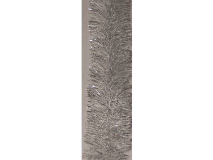 Řetěz vánoční 1,8 m / 7 cm / stříbrný