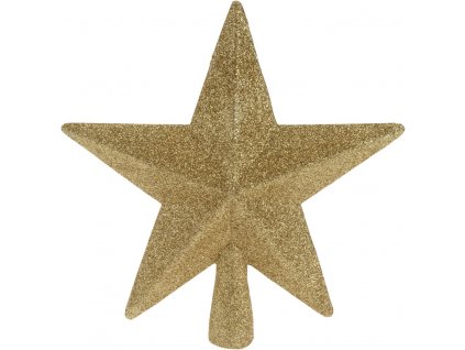 Vánoční špice hvězda zlatá 20 cm
