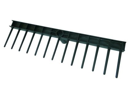 Hrábě 14 zubů, 45 cm, plast