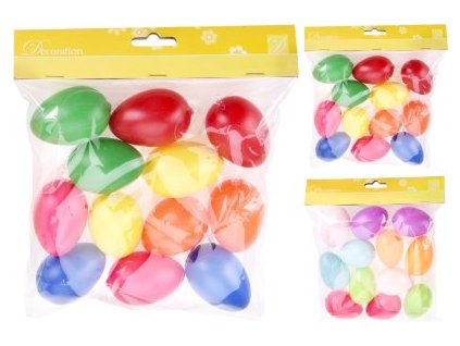 Vajíčka velikonoční 12 ks 6 cm
