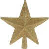 Vánoční špice hvězda zlatá 20 cm