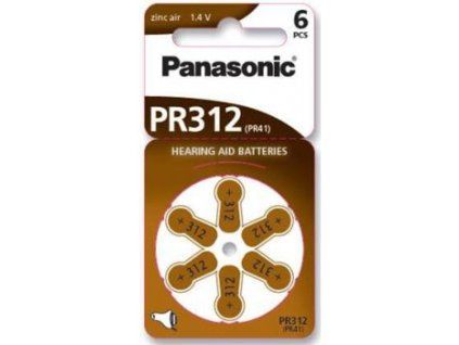 Baterie do naslouchadel Panasonic PR312 PR41