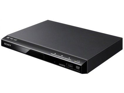 Černý dvd přehrávač Sony DVP-SR760H
