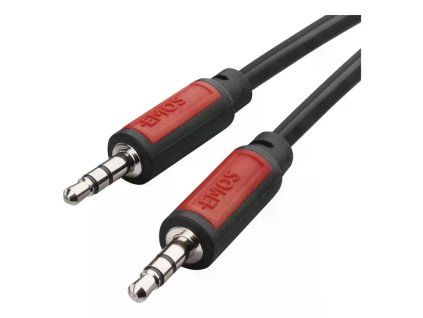Kabel audio prodlužovací jack3.5 1.5m černý