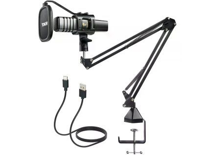 Tonor kondenzátorový USB mikrofon s ramenem