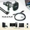 Tonor usb kondenzátorový mikrofon příklady připojení