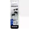 Černá drátová sluchátka Panasonic RP-HJE125 Ergofit, náhled balení